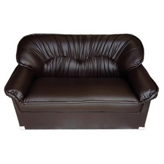 NDL โซฟา 2 ที่นั่ง หุ้มหนัง PVC รุ่น Hearty (สีน้ำตาลเข้ม870)