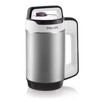 Philips เครื่องทำน้ำเต้าหู้ แบบไม่ต้องกรอง รุ่น HD2079 (Silver)