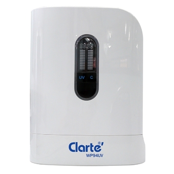 Clarte' เครื่องกรองน้ำ 2 ขั้นตอน คาร์บอนอัดแท่ง และ ยูวี รุ่น WP94UV - สีขาว