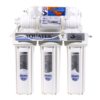 Aquatek เครื่องกรองน้ำ แบบ 5 ขั้นตอน ระบบ UF (Silver)