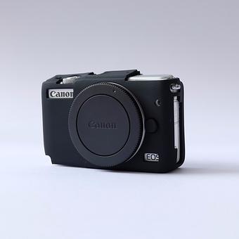 ซิลิโคน Canon M10 สีดำ