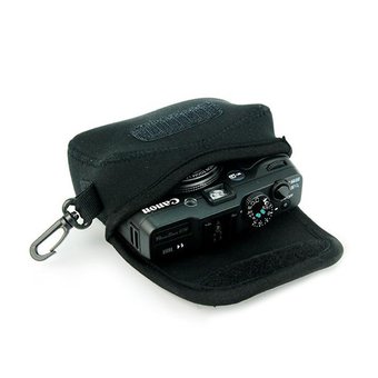 NEOPine Elastic Neoprene Camera Case for Canon Powershot G10 G11 G12 G15 G16 Sony DSC HX50 (Black)