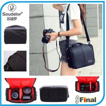 Soudelor Camera Bag กระเป๋ากล้อง DSLR รุ่น EOS Special Edition สำหรับ กล้อง Canon , Nikon DSLR (Black)