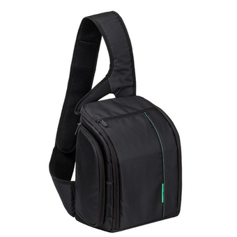 DSLR Digital Sling Camera Case Shoulder Bag Backpack for Canon Nikon (Green)