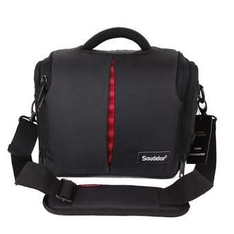 Multifunctional Soudelor Camera Bag Pouch Waterproof Camera Bag For Canon NIKON 70D 700D(Black)