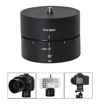 Meking 360 Panning Rotating Time Lapse Ball Head Stabilizer Tripod for Camera Smartphone