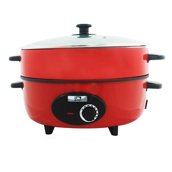 My Home กระทะไฟฟ้า ขนาด 12 นิ้ว รุ่น EP-1002GT - Red