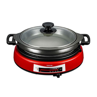 Toshiba Healthy Pan model HGN-6D(KR)A (Red)
