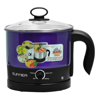 SUMMER หม้อต้มสแตนเลส รุ่น MAGIC POT MP-4106R (สีม่วง)