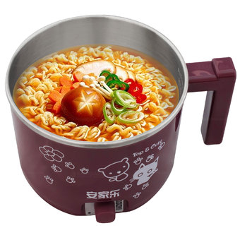 GetZhop หม้อไฟฟ้า อเนกประสงค์ ขนาด 1.5 ลิตร Anjiale รุ่น AJL-308 - (Brown)