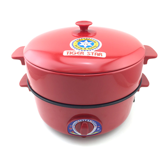 TIGER กระทะไฟฟ้า รุ่น TG-988s มีซึ้ง เทปเล่อน 12 นิ้ว Made in Thailand