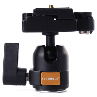 XCSource อุปกรณ์กล้อง Mini Ballhead + Quick Release Plate Camera Tripod Ball Head Black Monopod