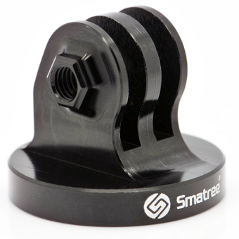 Smatree® Aluminum Tripod Mount Adapter for GoPro Hero4 HERO3+ HERO3/ 2 /1 Cameras -Threaded End - Black