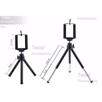 E-chenขาตั้งกล้อง 3 ขา Mini Stand Tripod Mount with Phone Holder For Gopro Camera Digital Camera Self-Timer Smartphones For iphone Samsung