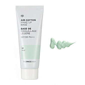 The Face Shop Air Cotton Make Up Base (40 ml) #01 Mint