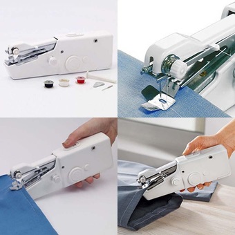 Kira - จักรเย็บผ้าไฟฟ้ามือถือ ขนาดพกพา Handheld Sewing Machine - White