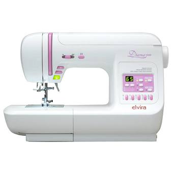 Elvira จักรเย็บผ้า Diana Plus E (White/Pink)