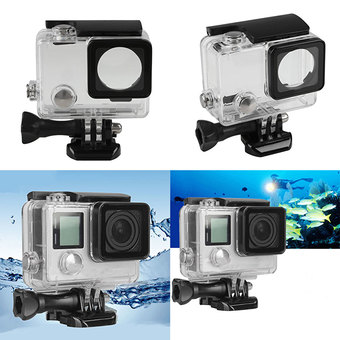 45M Waterproof Housing Protective Case For GoPro Hero 3+ 4 Camera Accs