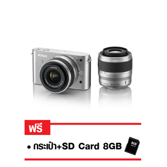 Nikon กล้องดิจิตอลความละเอียด 10.1 ล้านพิกเซล หน้าจอ LCD 3 นิ้ว พร้อมเลนส์ VR 10-33 และ 30-110 รุ่น 1 J1/SL