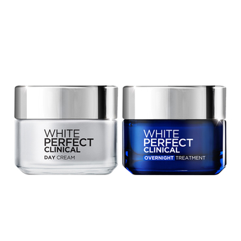 L&#039;Oreal Paris White Perfect Clinical Day Cream 50 ml. and White Perfect Clinical Overnight Treatment 50 ml.