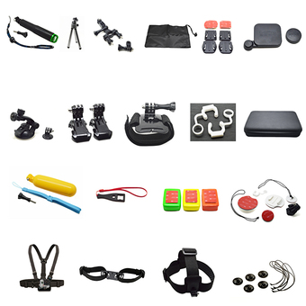 Gopro hero 5 Accessories Set Kit tripod Strap Mount Surfing suit for Go pro 5 4 3 2 1 SJ4000 Xiaomi Yi h9 Sony Action camera