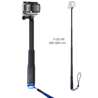 ไม้เซลฟี่ TMC Pole 36 ยืด29-92cm (สีน้ำเงิน) สำหรับกล้อง Gopro / Xiaomi Yi / SJCAM&quot;