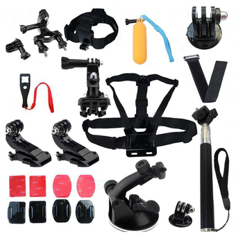 Head Strap Mount Floating with Monopod Accessories Combo for gopro 2 3+ 4 Sj4000