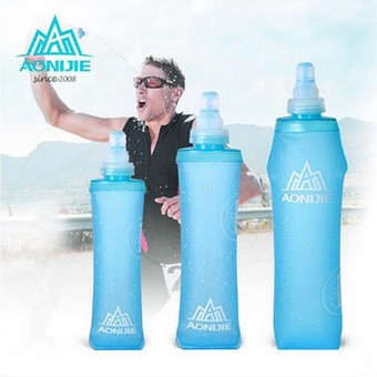 AONIJIE 500ml Soft Flask TPU Squeeze Outdoor Sports Running Water Bottle 150ml