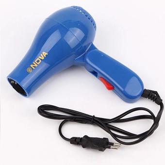 Hair Dryer ไดร์เป่าผมขนาดพกพา 1000W รุ่น NV-838 สีน้ำเงิน