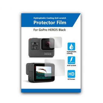 Lens Protective Film + LCD Touch Screen Protector for Gopro Hero 5