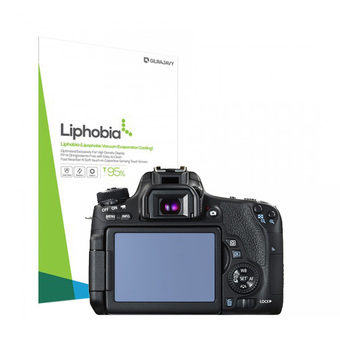 Liphobia Canon EOS 760D Hi Clear Clean camera screen protector shield guard anti-fingerprint 2PCS