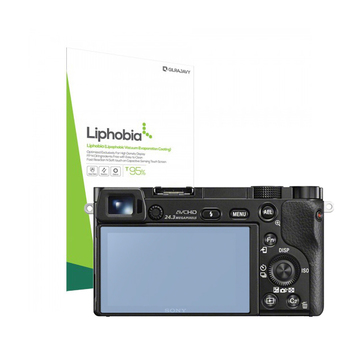 Liphobia sony a6000 Hi Clear camera screen protector 2PCS anti-fingerprint guard clean