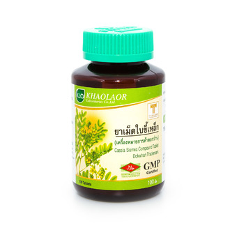KHAOLAOR ขาวละออ ยาเม็ดใบขี้เหล็ก ชนิดเม็ด (หลับสบาย คลายเครียด)
