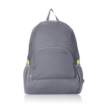 TravelGear24 กระเป๋าเป้กันน้ำพับได้ Waterproof Foldable Backpack - Grey/สีเทา