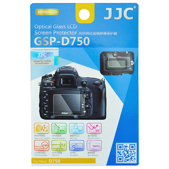 JJC GSP-D750 แผ่นกันรอยจอ LCD แบบแข็งสำหรับกล้องนิคอน D750 (Clear)