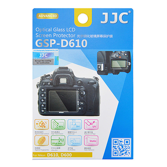 JJC GSP-D610 แผ่นกันรอยจอ LCD แบบแข็งสำหรับกล้องนิคอน D600,D610 (Clear)