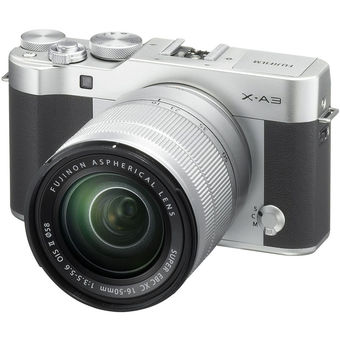 Fujifilm X-A3 Mirrorless 16-50mm Lens (Silver) ประกันร้าน EC MALL