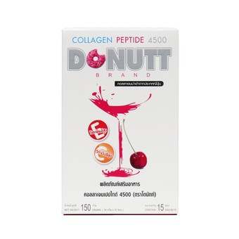DONUTT ผลิตภัณฑ์เสริมอาหาร คอลลาเจน เปปไทด์ 4500 มก. บรรจุ 15 ซอง