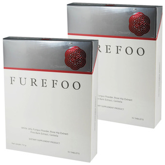 Furefoo เฟอร์ฟู สูตรใหม่ เข้มข้นกว่าเดิม ขาวไว 4 เท่า อนุพันธ์วิตามินเพื่อผิวสวย ผิวขาวฉ่ำน้ำ มีออร่า ฟื้นฟูผิวระดับเซลล์ ขนาด 15 เม็ด (2 กล่อง)