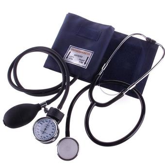 BUYINCIONS Blood Pressure Stethoscope Meter Home Aneroid Monitor Cuff Sphygmomanometer Set
