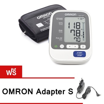 OMRON เครื่องวัดความดันโลหิตแบบอัตโนมัติ รุ่น HEM-7130-L (ฟรี OMRON Adapter S)