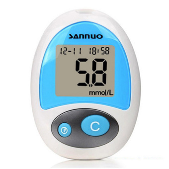 Sannuo Glucose Meter Stable Blood Sugar Test Machine with Leather Case