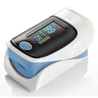 Blue RPO-8A Color OLED Fingertip Pulse Oximeter – Pulse Rate and Spo2 Monitor CE FDA