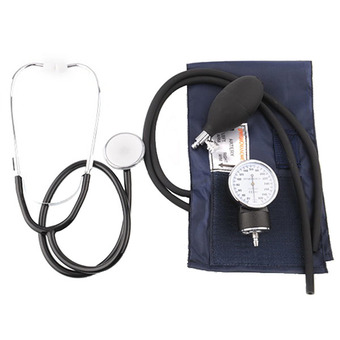 Blood Pressure Cuff Stethoscope Meter Gauge Aneroid Sphygmomanometer Travel