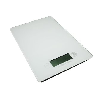 Lotte Digital Mirror Kitchen Scale - แสดงผลละเอียด /ชั่ง นน.อาหาร/อื่นๆ เครื่องบางเฉียบ - White