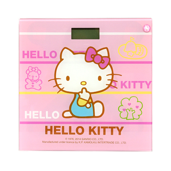 GALAXY เครื่องชั่งน้ำหนักดิจิตอลหน้ากระจก Hello Kitty รุ่น PT-951 สีชมพู