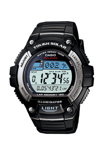 Casio Standard นาฬิกาข้อมือ รุ่น Solar Power W-S220-1A - Black