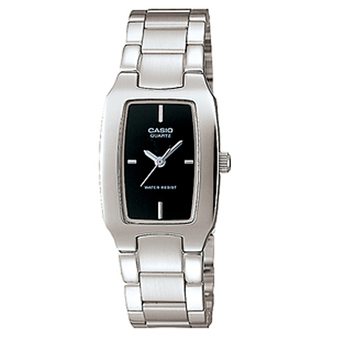 Casio นาฬิกาข้อมือผู้หญิง สีเงิน สายสเตนแลส รุ่น LTP-1165A-1C