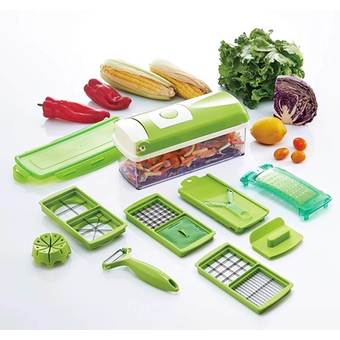 KitchenMarks Nicer Dicer Plus ชุดอุปกรณ์หั่นผักผลไม้ เครื่องหั่นผักผลไม้ เครื่องสไลด์ผักผลไม้ ที่หั่นผักผลไม้ เครื่องซอยสับผักผลไม้