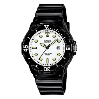 Casio นาฬิกาข้อมือ สายเรซิ่น สีดำ รุ่น LRW-200H-7E1VDF